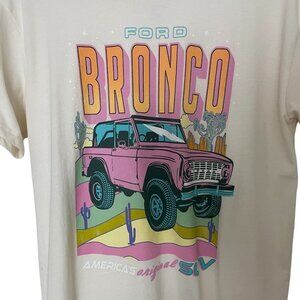 Ford Bronco Men's T-Shirt Large Cotton Polyester Desert SUV